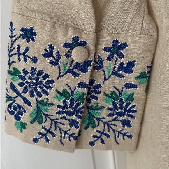 NWOT Tuckernuck Tan Linen Top - Picture 6 of 7